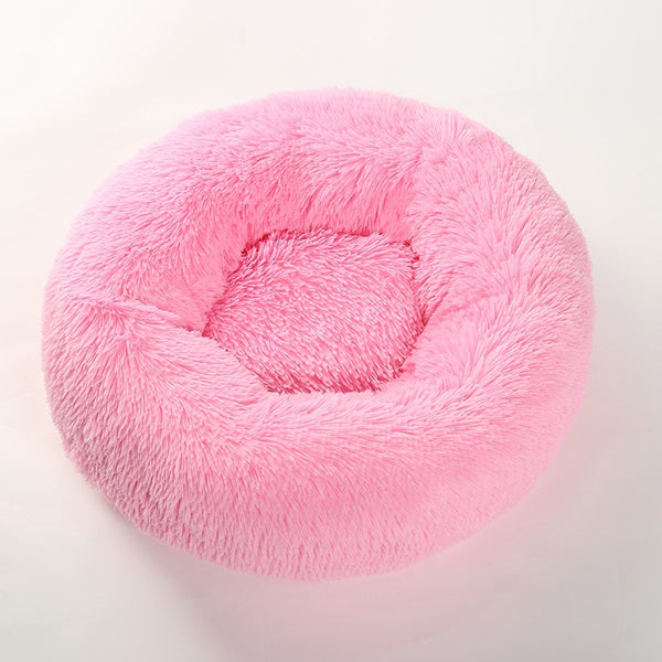 Pet Dog Bed Long Plush Super Soft Pet Bed Kennel Round Dog House Cat Bed For Dogs Bed Chihuahua Big Large Mat Bench Pet Supplies - Stardust Hut