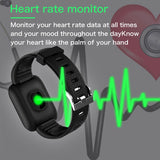 Smart Bracelet Blood Pressure Measurement Waterproof Fitness Tracker Watch Heart Rate Monitor Pedometer Smart Band Women Men - Stardust Hut