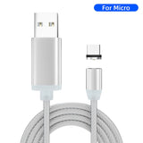 LED Illuminated Flow Micro USB Type C Cable For Samsung S8 Huawei P20 P30 Fast Charging Wire For iPhone Charger Magnetic Cable - Stardust Hut