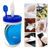60PCS Disposable Wet Wipes Moist Non-Woven Fabrics Cleaning Wipes Disinfection Towelettes For Adults Baby Car Cleaning - Stardust Hut