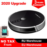 LIECTROUX C30B Robot Vacuum Cleaner,Map navigation,3000Pa Suction, ,Smart Memory, Map Display on Wifi APP, Electric Water tank (Black) - Stardust Hut