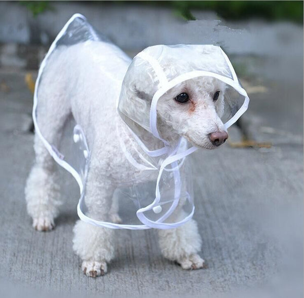 "Koko" Transparent Dog Raincoat - Stardust Hut