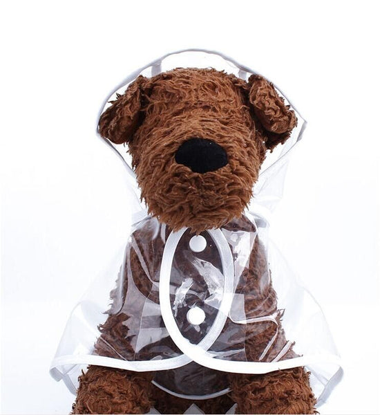 "Koko" Transparent Dog Raincoat - Stardust Hut